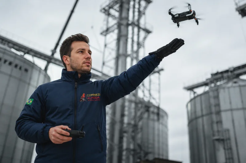 inspeção de obras com drone