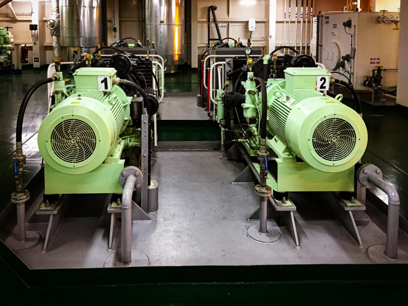 inspeção em compressores de ar